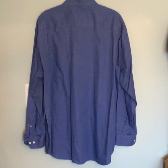 MENS SHIRT BLUE CHECK FABIO INGHIRAMI L PERFECT - Picture 4 of 6